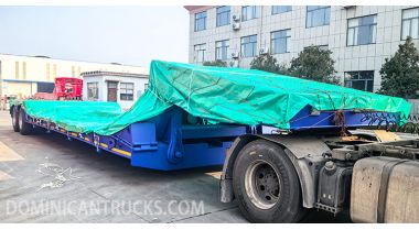 2 Axle Detachable Gooseneck Trailer will be Sent to Dominican
