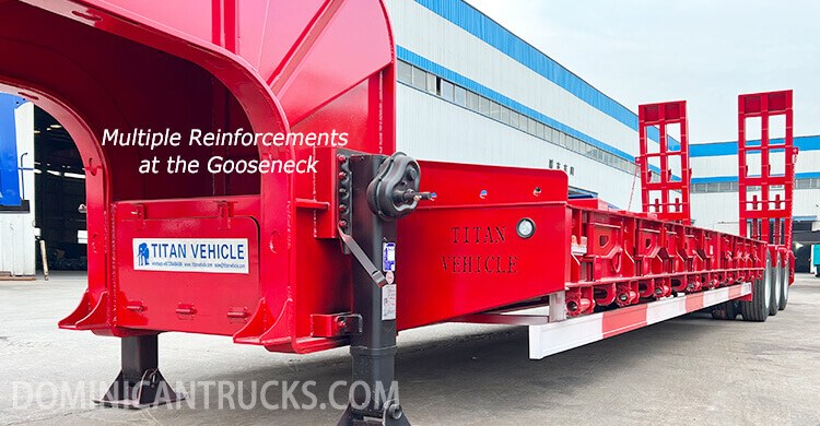 60 Ton 3 Axle Low Bed Trailer for sale in Santo Domingo Dominican