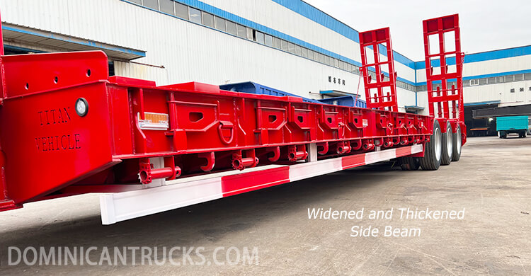 60 Ton 3 Axle Low Bed Trailer for sale in Santo Domingo Dominican