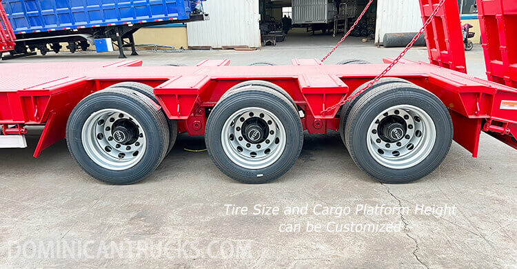 60 Ton 3 Axle Low Bed Trailer for sale in Santo Domingo Dominican