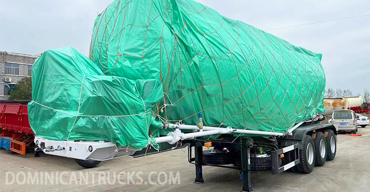40 Cbm Bulk Cement Trailer - Cement Bulker will be shipped to Dominican Republic