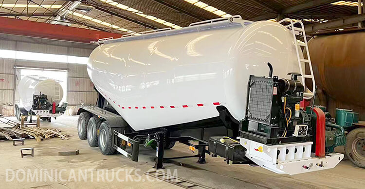 40 Cbm Bulk Cement Trailer - Cement Bulker will be shipped to Dominican Republic