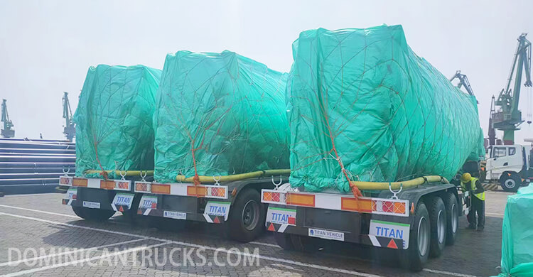 40 Cbm Bulk Cement Trailer - Cement Bulker will be shipped to Dominican Republic