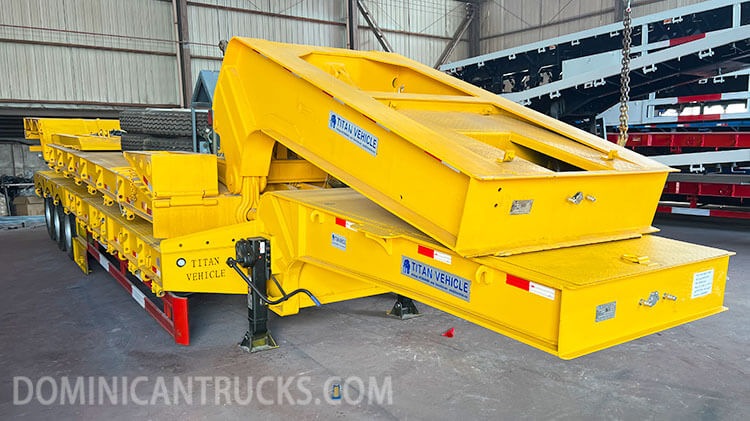 3 Axle Low Loader and Removable Goosenenck Trailer for Sale in Dominican Republic