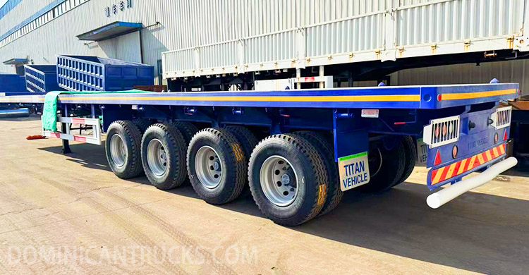 Flatbed Semi Trailer | Semi Truck Flatbed Trailer for Sale in Barahona Dominican