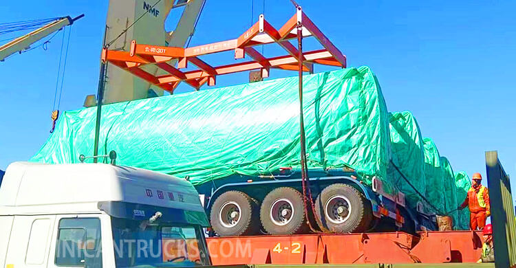 3 Axle Dry Bulk Cement Tanker Trailer for Sale in Dominican Republic