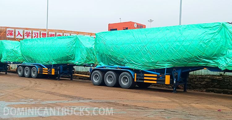 3 Axle Dry Bulk Cement Tanker Trailer for Sale in Dominican Republic