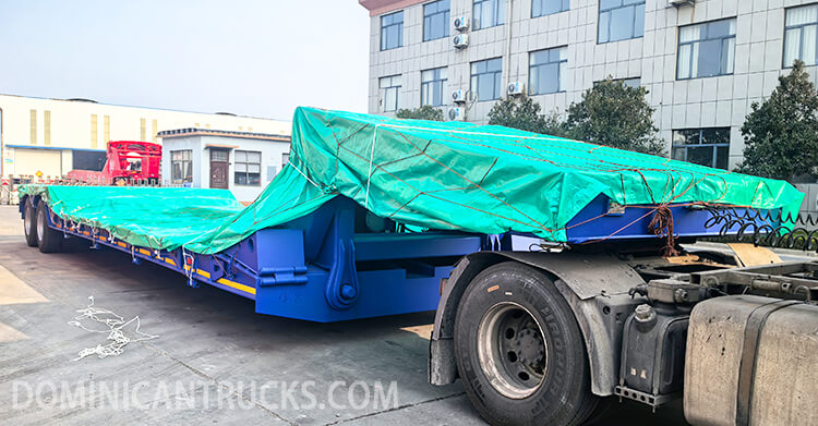 2 Axle Detachable Gooseneck Trailer for Sale in Dominican
