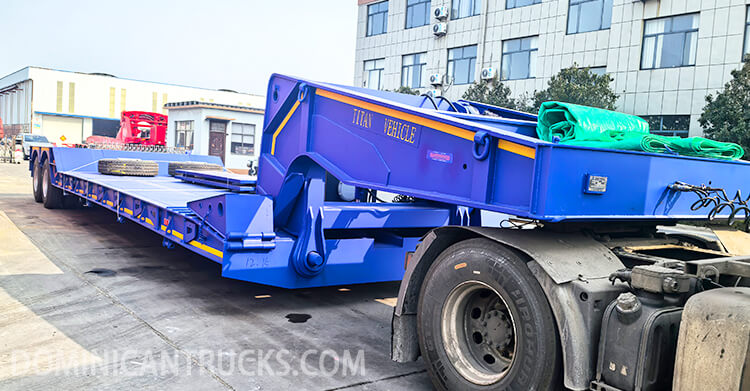 2 Axle Detachable Gooseneck Trailer for Sale in Dominican