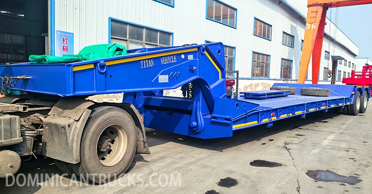 2 Axle Detachable Gooseneck Trailer for Sale in Dominican