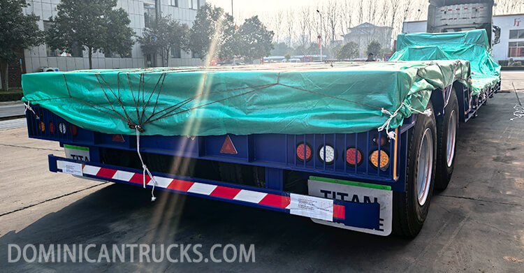 2 Axle Detachable Gooseneck Trailer for Sale in Dominican