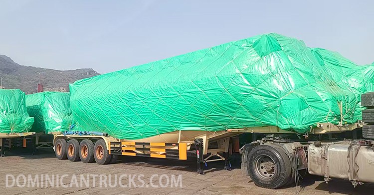 4 Axle Bulk Cement Tanker Trailer for Sale in Dominican