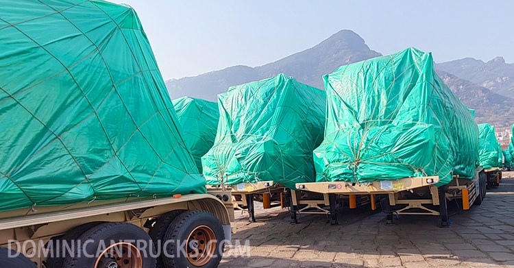 4 Axle Bulk Cement Tanker Trailer for Sale in Dominican