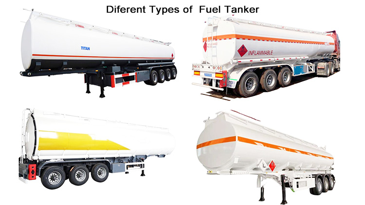 Diesel Fuel Gasoline Petrol Semi Tanker Trailer for Sale Price in Dominican
