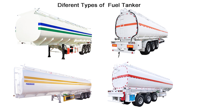 Diesel Fuel Gasoline Petrol Semi Tanker Trailer for Sale Price in Dominican