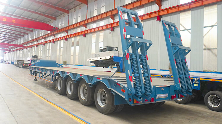 4 Axle Semi Low Bed Trailer for Sale in Dominican