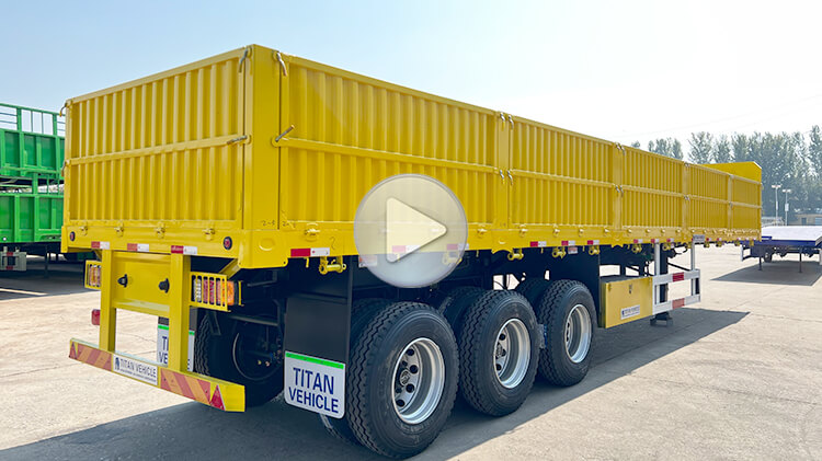 3 Axle Drop Side Grain Trailer for Sale in Dominican