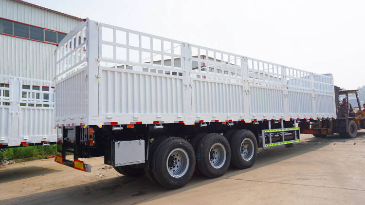 3 Axle Semi Fence Trailer for Sale Price in Santo Domingo Dominican