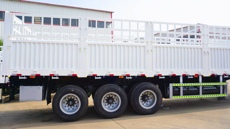 3 Axle Semi Fence Trailer for Sale Price in Santo Domingo Dominican