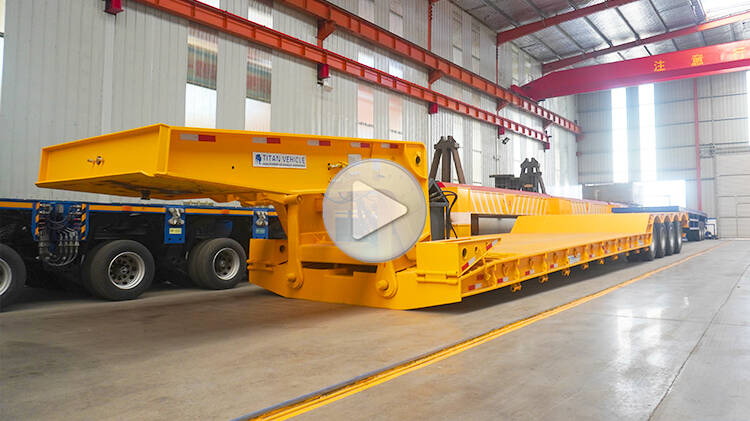 4 Axle Lowboy Equipment Trailer - 100 Ton Lowboy for Sale in Dominican