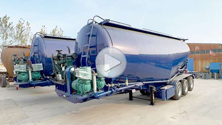 50ton Bulk Cement Trailers for Sale in Dominican