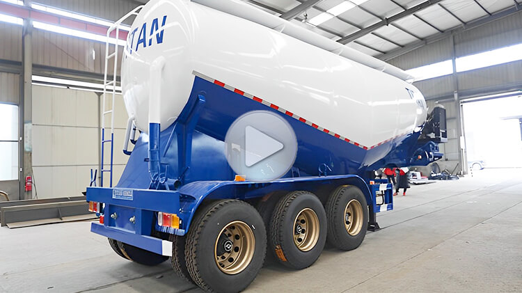 35cbm Cement Tanker Trailer for Sale in Dominican
