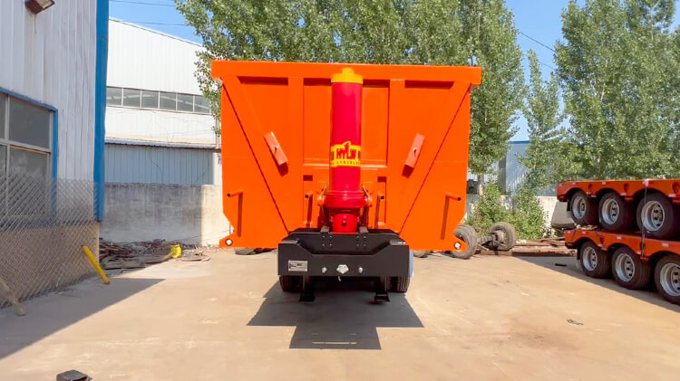 3 Axle End Dump Trailer for Sale in Dominican