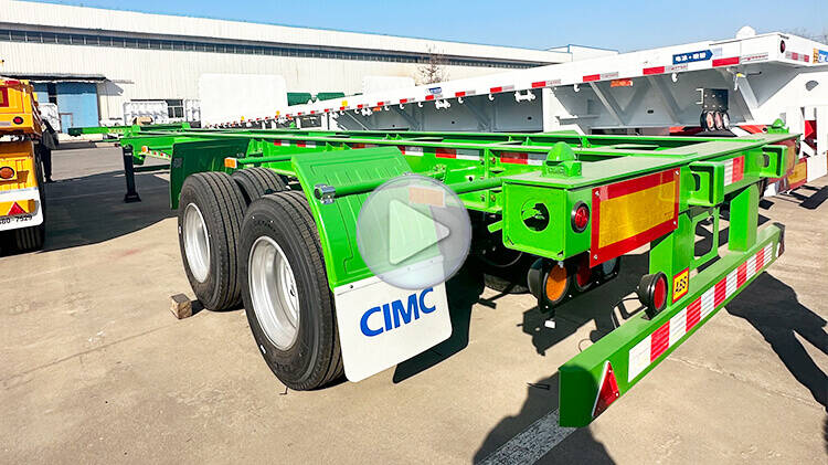 2 Axle Skeleton Trailer for Sale in Dominican