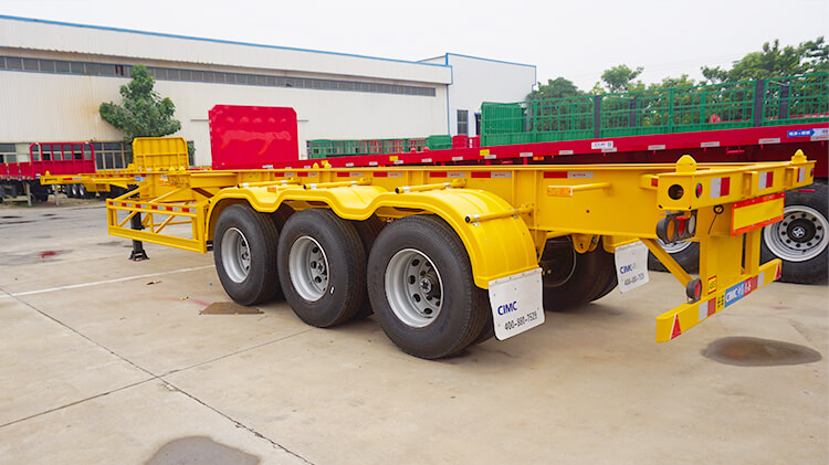3 Axle 40ft Container Chassis for Sale in Dominican