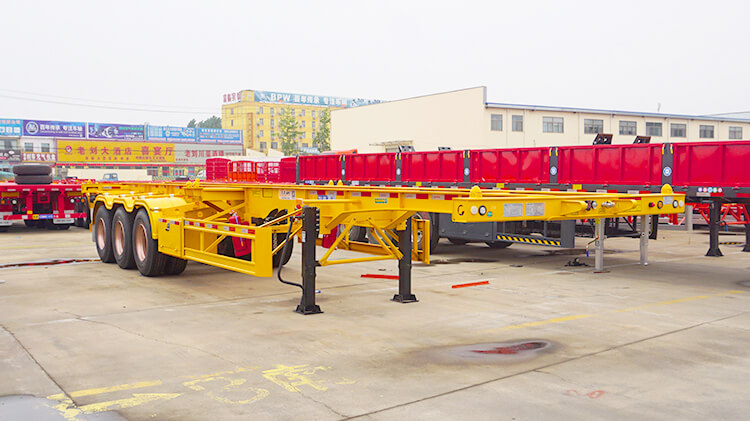 3 Axle 40ft Container Chassis for Sale in Dominican