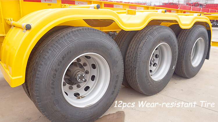 3 Axle 40ft Container Chassis for Sale in Dominican