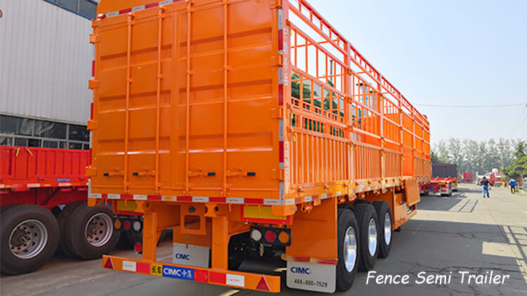 CIMC 3 Axle Semi Fence Trailer for Sale in Dominican