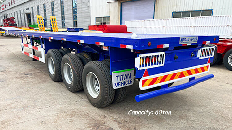 How Much Weight Can I Put On a Flatbed Trailer? | 3 Axle 40ft Flatbed Truck Trailer for Sale in Dominican