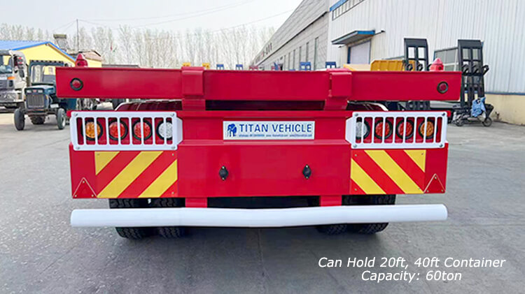 3 Axle 40ft Container Chassis for Sale in Dominican