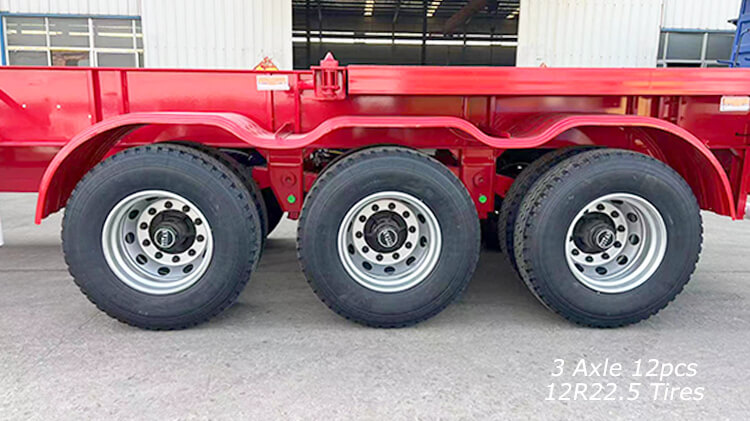 3 Axle 40ft Container Chassis for Sale in Dominican