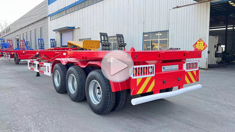 3 Axle 40ft Container Chassis for Sale in Dominican