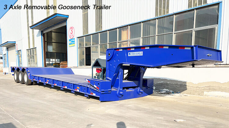 80 Ton Removable Gooseneck Trailer - Lowboy for Sale in Dominican
