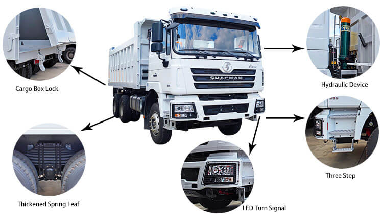 New Shacman F3000 Dump Truck for Sale Price in Dominican