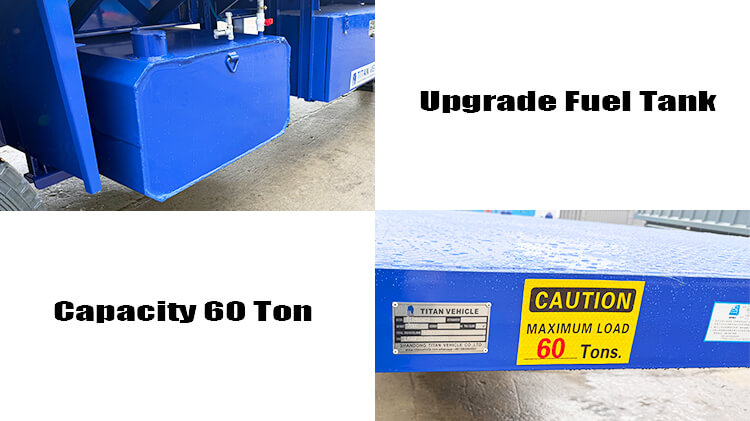 40 Ft Tri Axle Heavy Duty Flatbed Trailer for Sale Price in Dominican