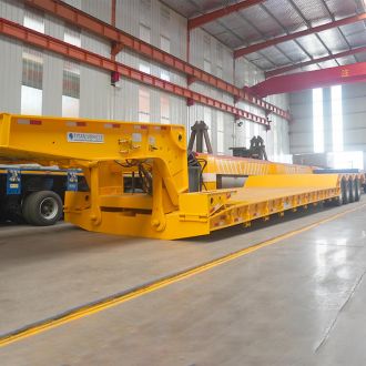 4 Axle 80ton Lowboy Trailer