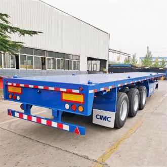 CIMC Tri Axle Flat Bed Trailer