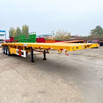3 Axle Flatbed Semi Trailer
