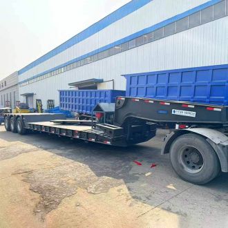 3 Axle Removable Gooseneck Lowboy Trailer