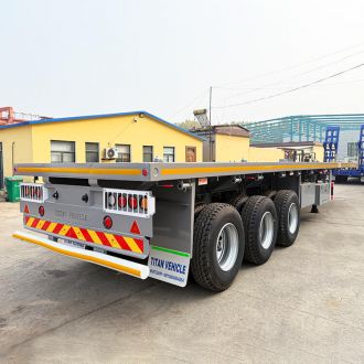 40 Feet Semi Flatbed Truck Trailer