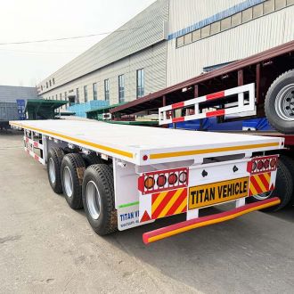 3 Axle 40 Foot Flatbed Trailer